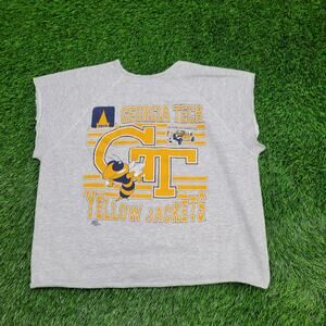Vintage GT Yellow-Jackets Raglan Sweatshirt Large 22x22 Boxy